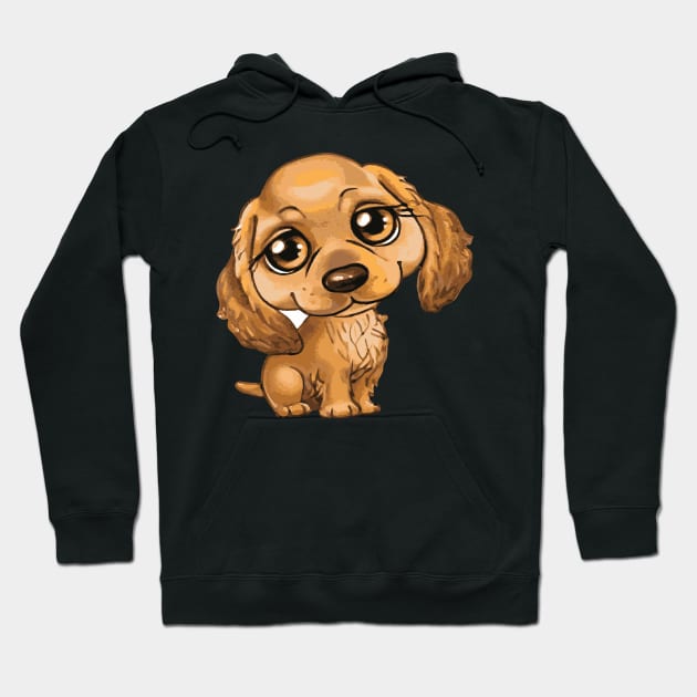 Dog Motif Dog Lover Gift Idea Design Hoodie by Shirtjaeger